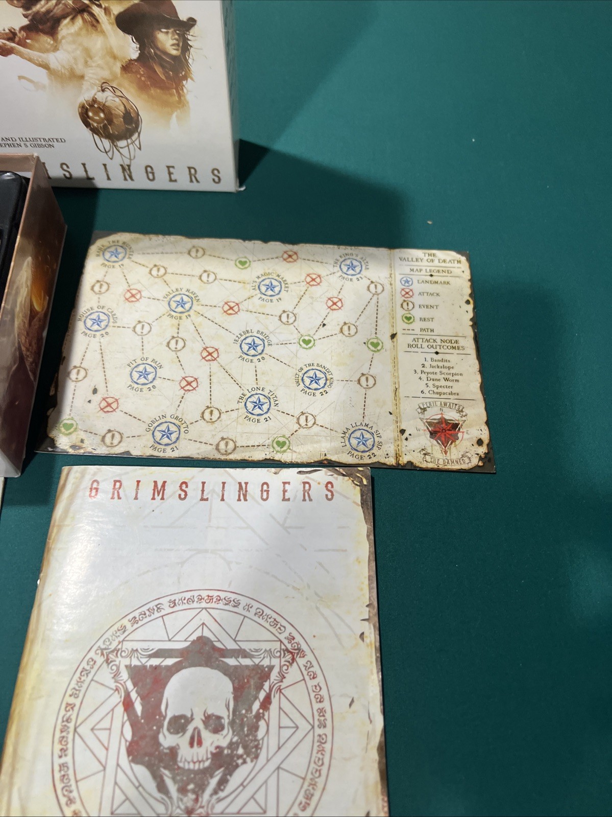 Grimslingers Board Game Sealed Cards Never Played Complete