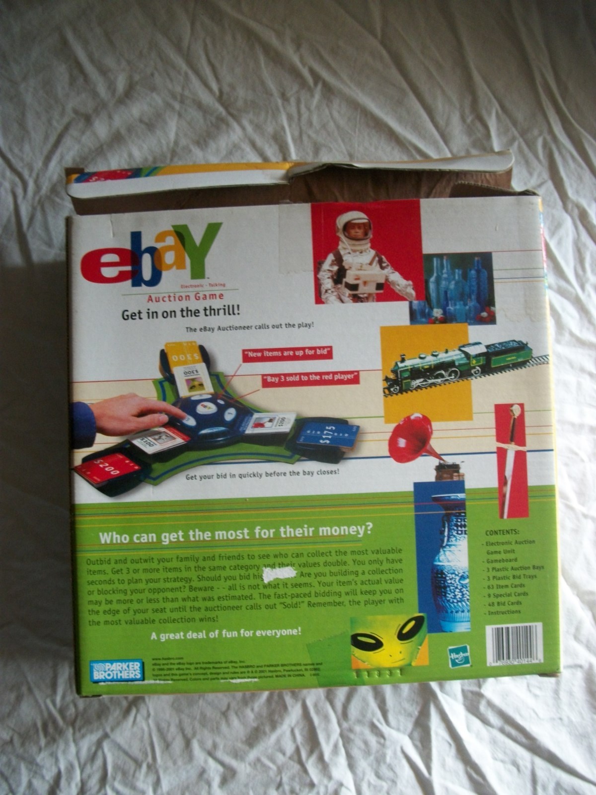 Complete 2001 Ebay Selling & Buying Auction Board Game Get In on the Thrill