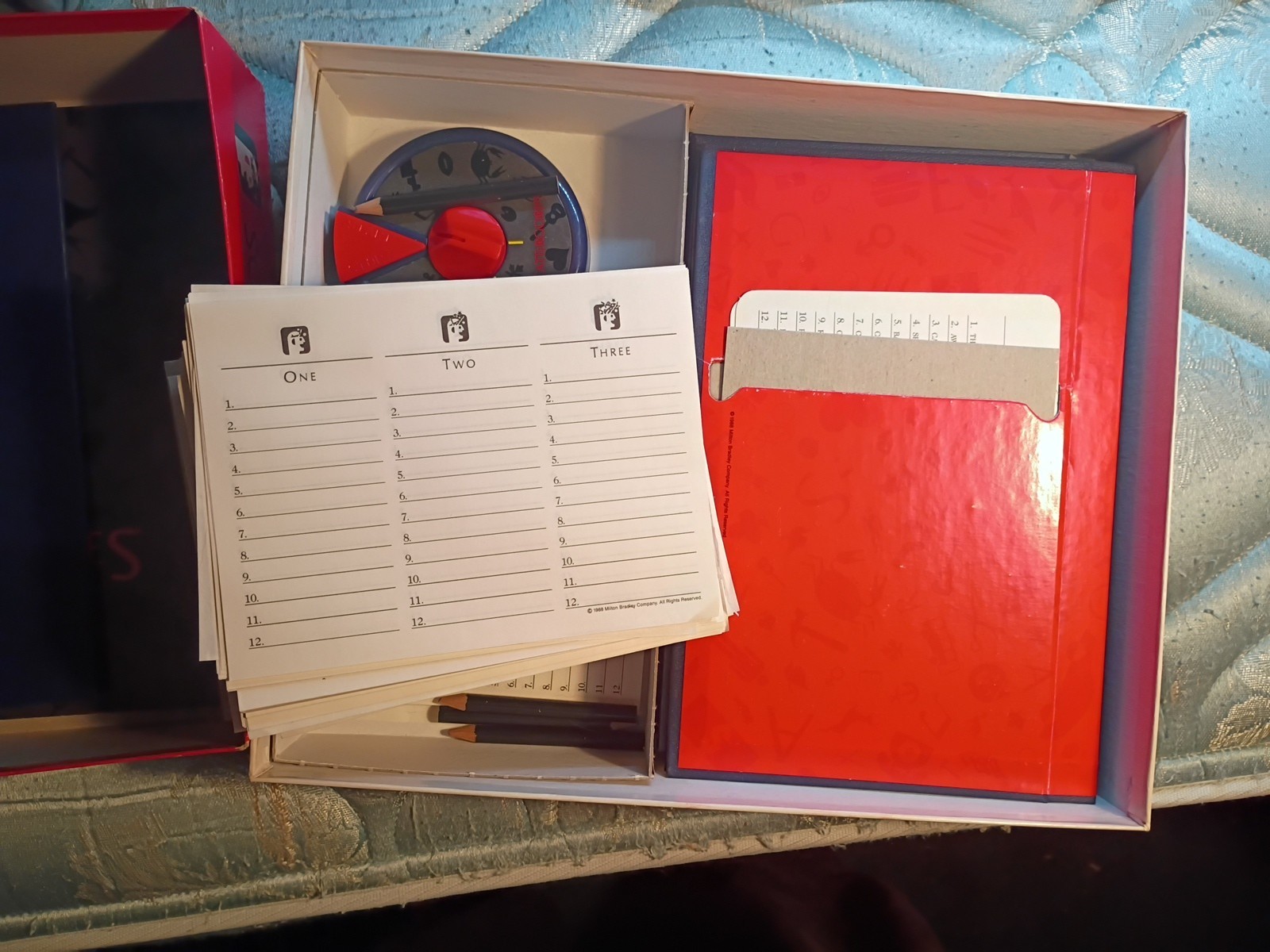 Scattergories Board Game – Complete 1988 – Vintage – COMPLETE SET!