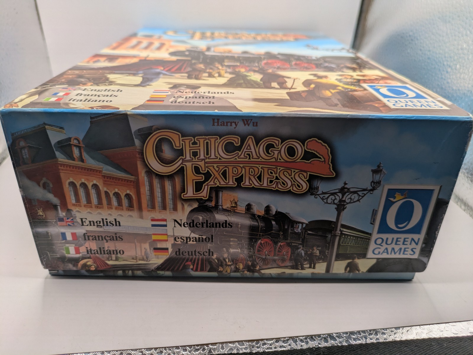 Harry Wu Chicago Express Board Game Queens Games COMPLETE!