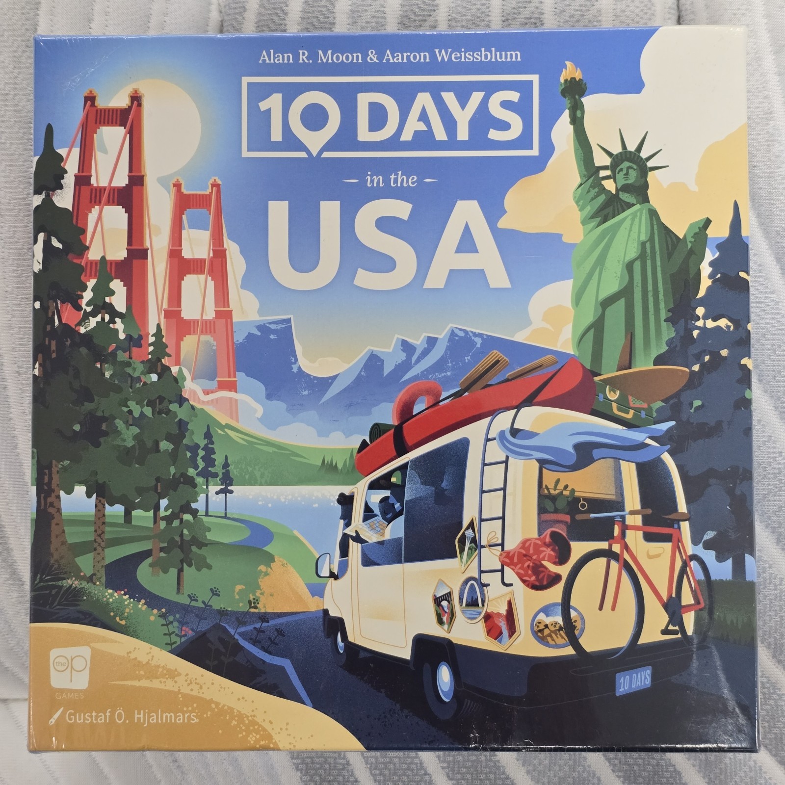 10 Days in the USA Board Game Alan R Moon NEW Sealed Travel Strategy Game