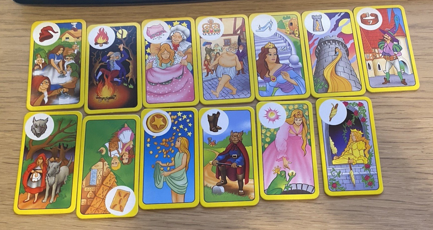 Vtg Ravensburger Enchanted Forest Board Game Replacement Cards 13