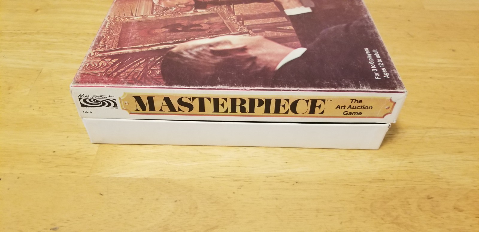 1970 Masterpiece The Art Auction Game Parker Brothers, missing a few clips