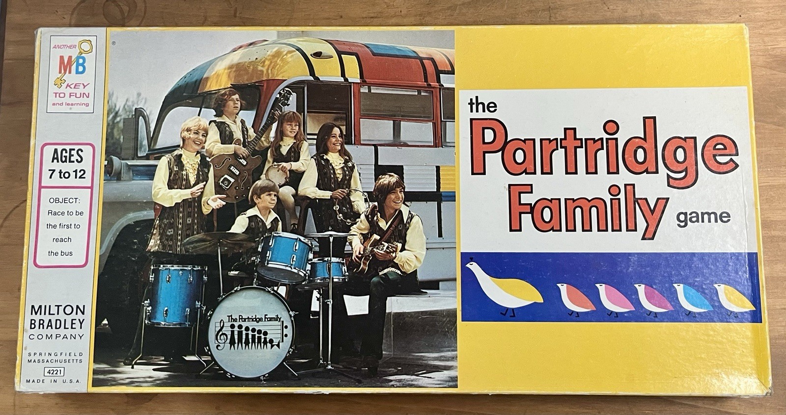 1971 Milton Bradley The Partridge Family Board Game UNUSED!