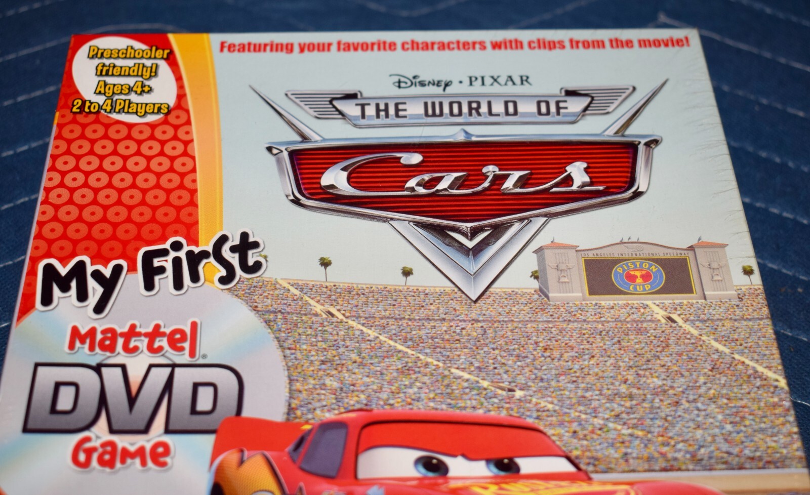 Disney Pixar The World of Cars DVD Game Includes 4 Puzzles & Challenges NEW ~B2