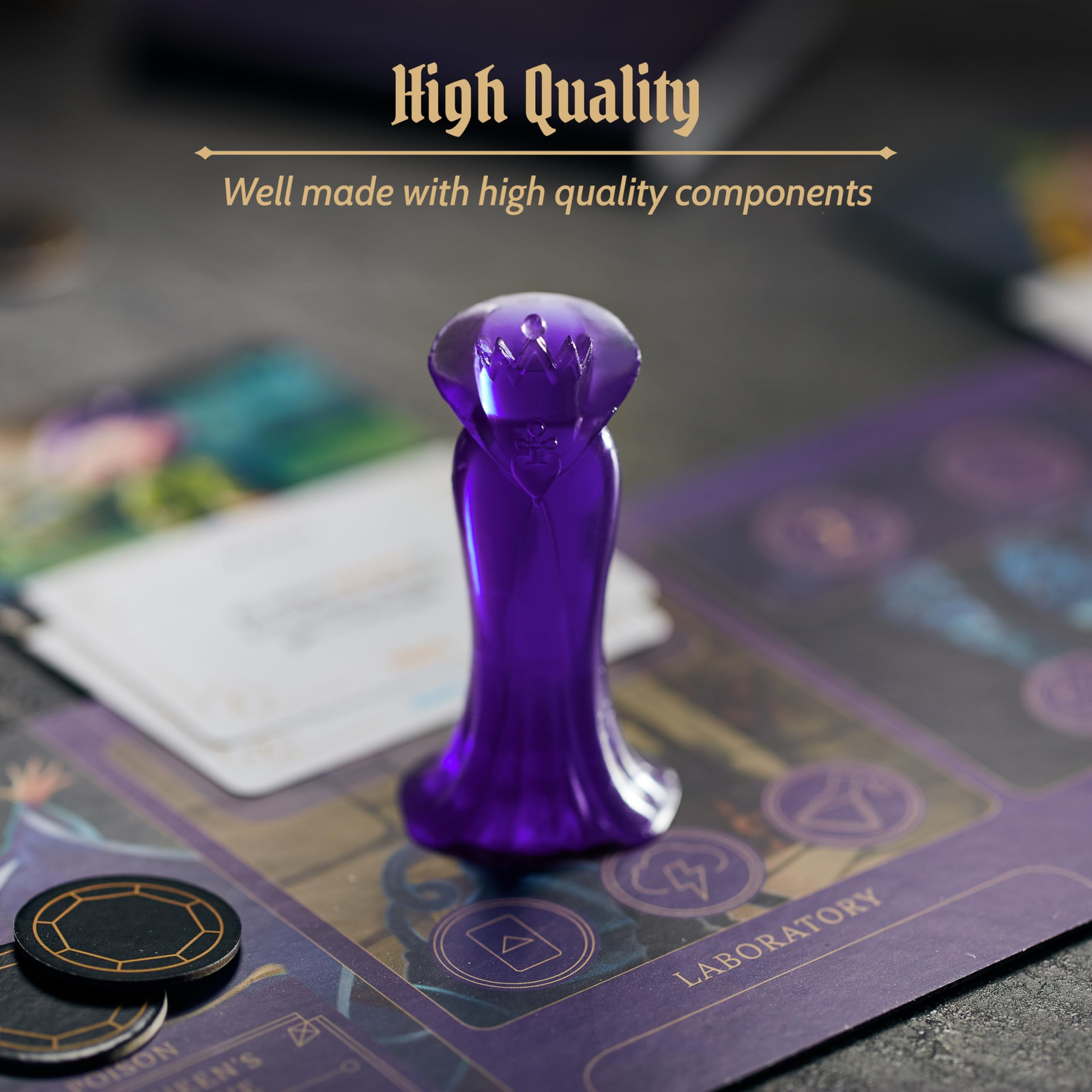 Disney Villainous Wicked To The Core Strategy Board Game for 6 Players