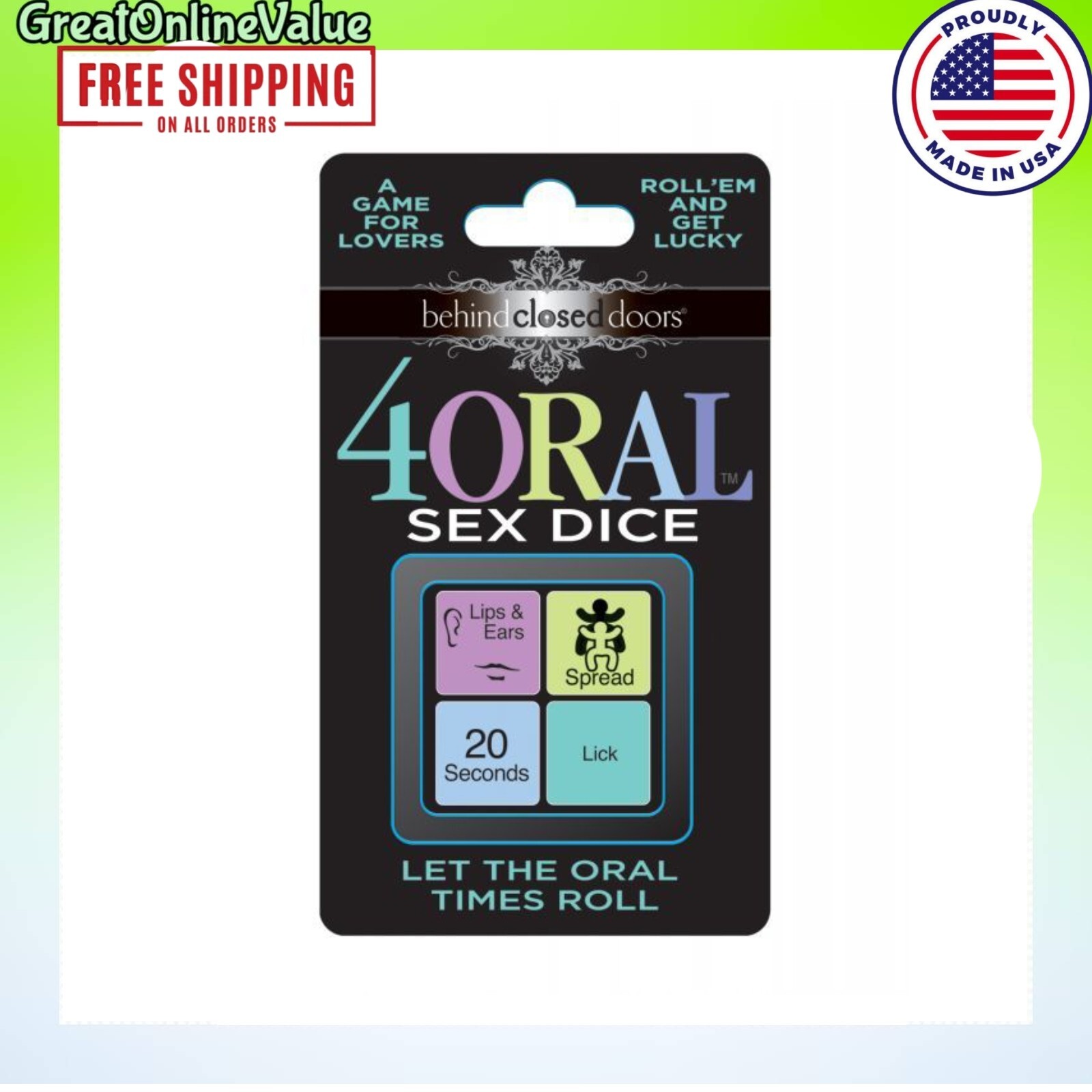 Behind Closed Doors 4 Oral Kinky Sex Dice Game For Lovers
