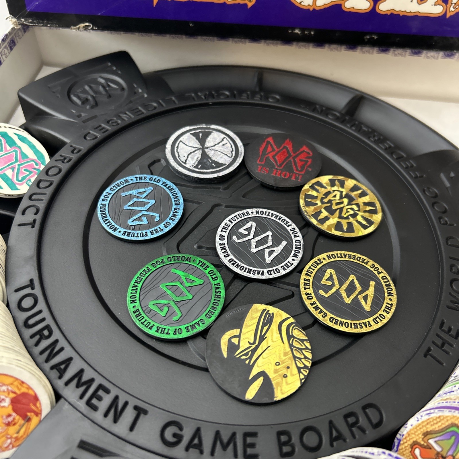 POG: The Game (1994) Near Complete + Extra POGs & Slammers Excellent World WPF