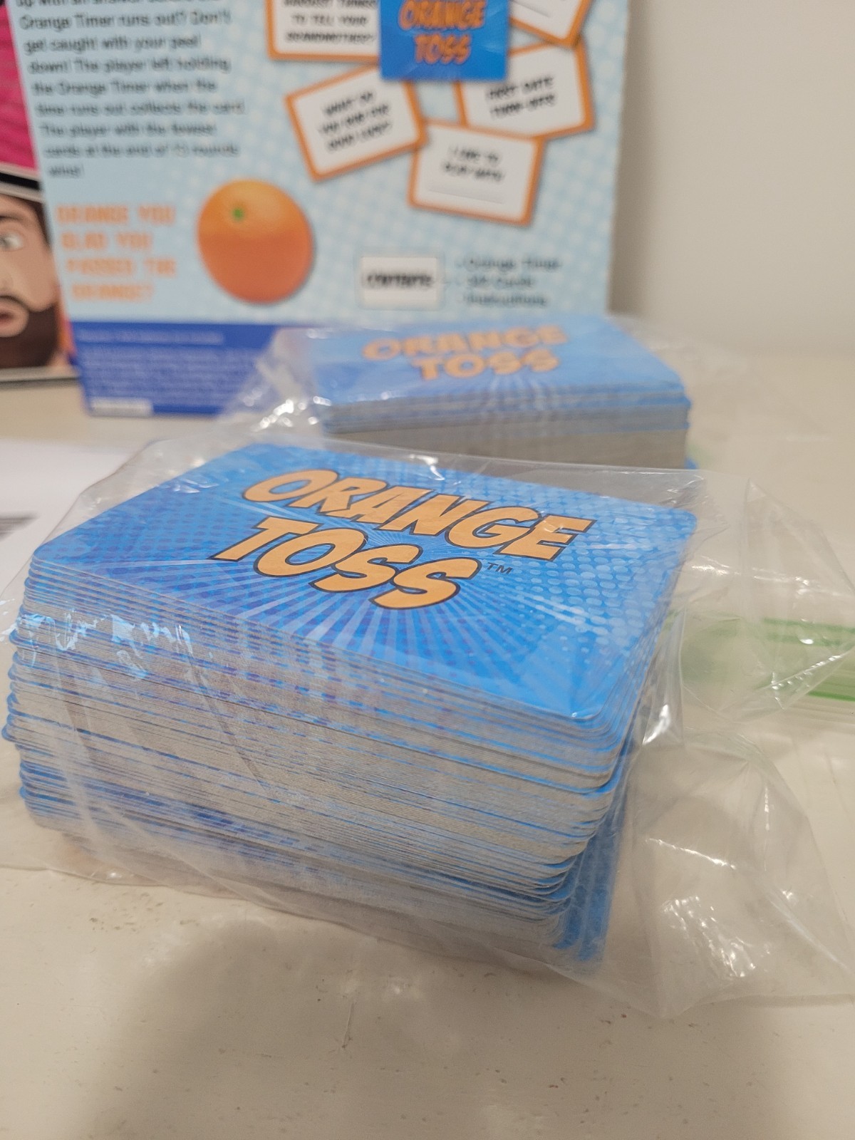 Complete- Orange Toss Adult Party Game 18+ 2-more player