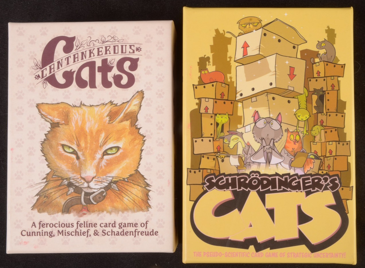 Card Games Schrodinger’s Cats Cantankerous Cats Strategy Ages 14+ 2-6