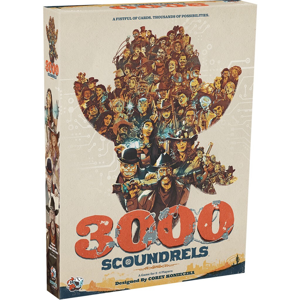 3,000 Scoundrels Board Game Unexpected Games NIB