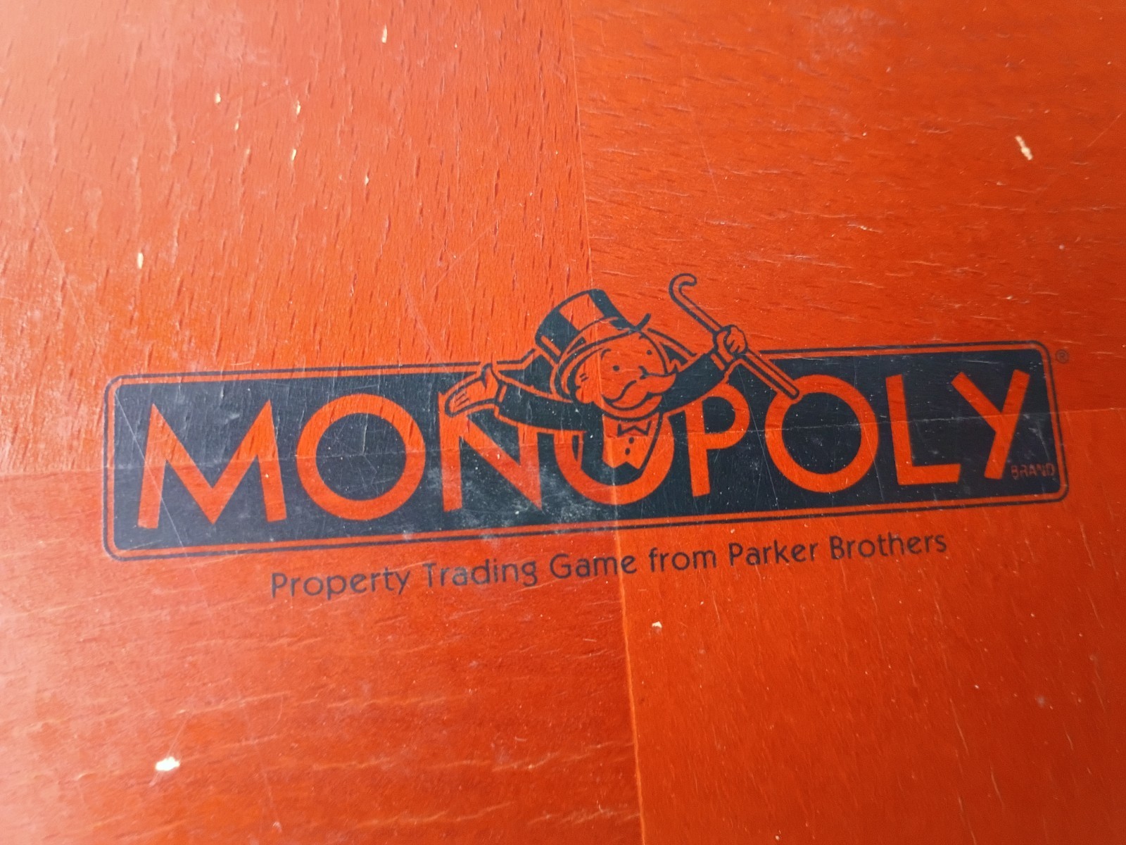 Monopoly Deluxe Wooden Storage Box Parker Brothers Board Game Collector Edition