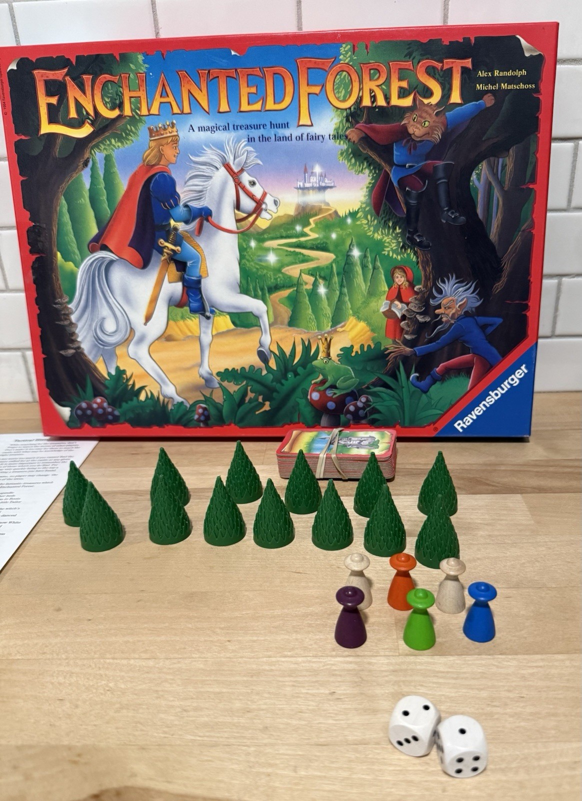 ENCHANTED FOREST Board Game – 100% Complete – Ravensburger 1994 Perfect Cond