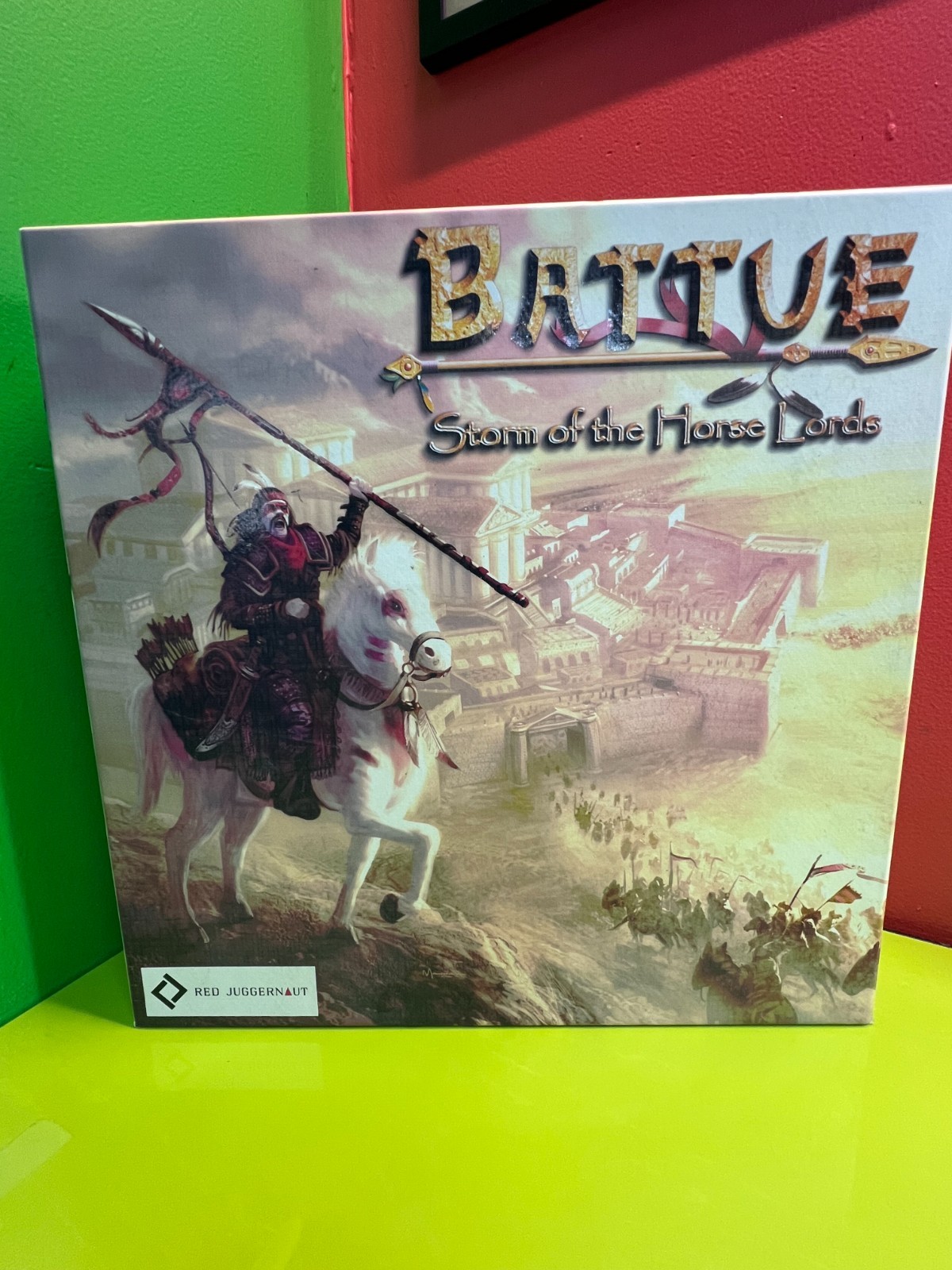 BATTUE STORM OF THE HORSE LORDS Red Juggernaut Board Game