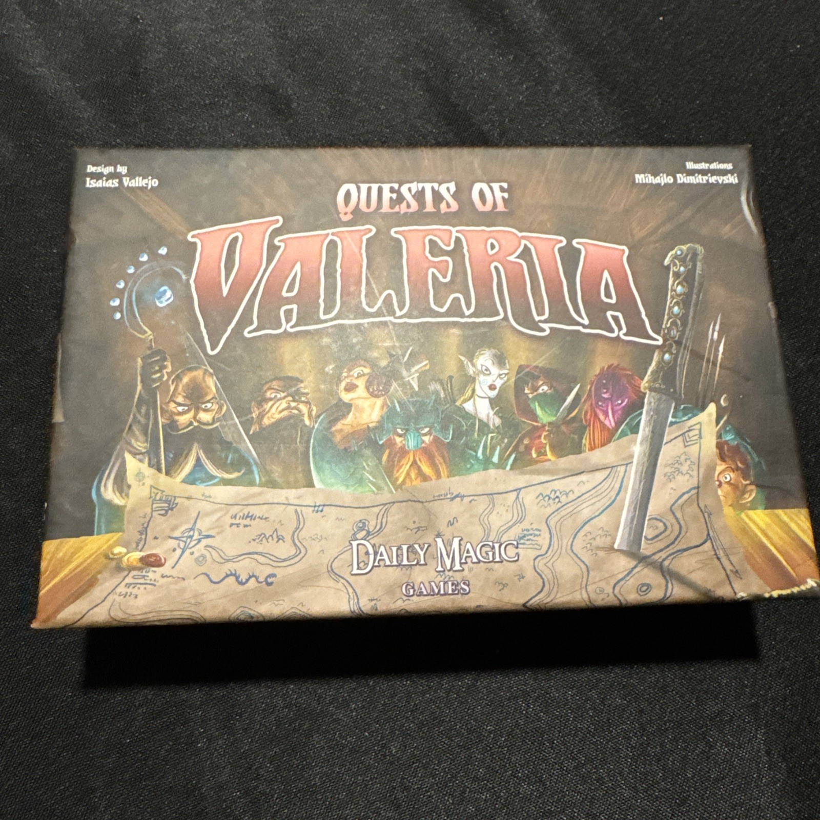 Daily Magic Boardgame Quests of Valeria Box NM
