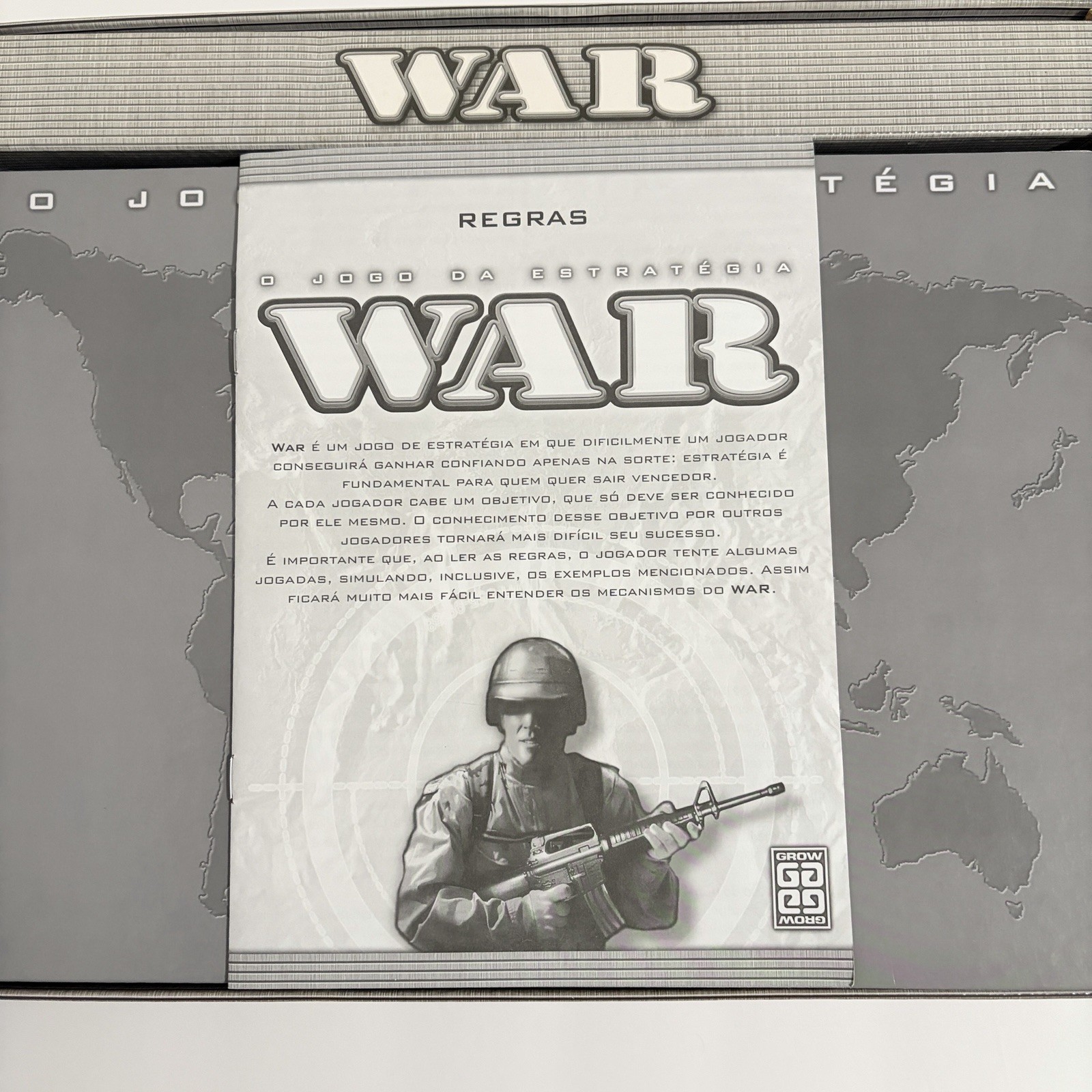 War Jogo Da Estrategia Board Game Brazil Portuguese Strategy Grow Complete