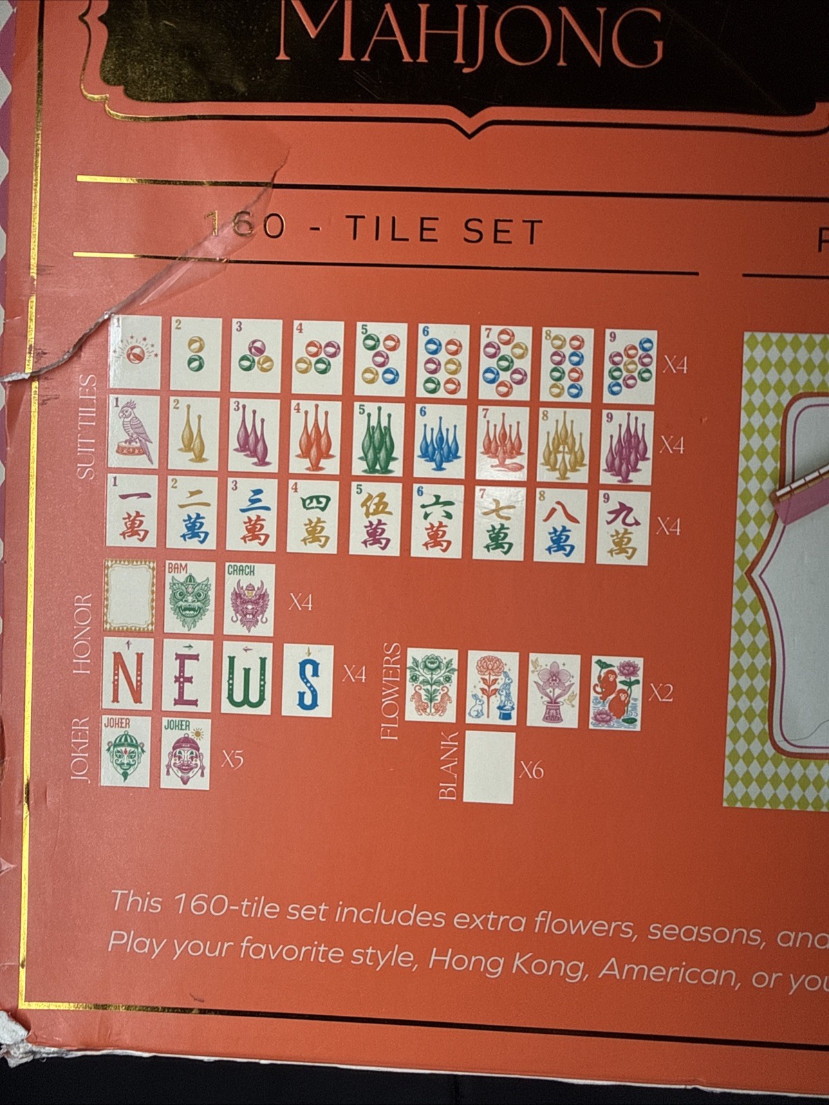Maison Lude Mahjong Cirque jong Edition Vintage Circus Charm
