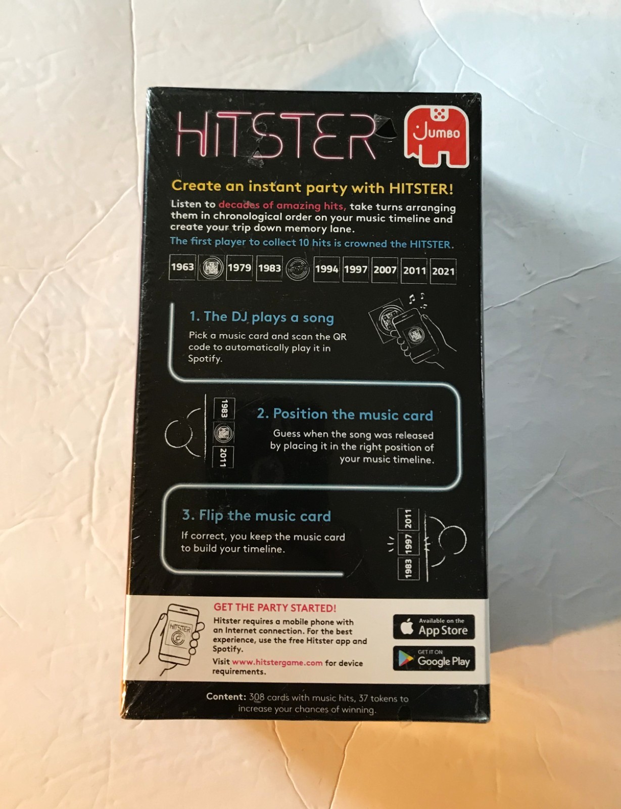 NEW Sealed 2024 – HITSTER Music Party Game – 300+ Iconic Tracks