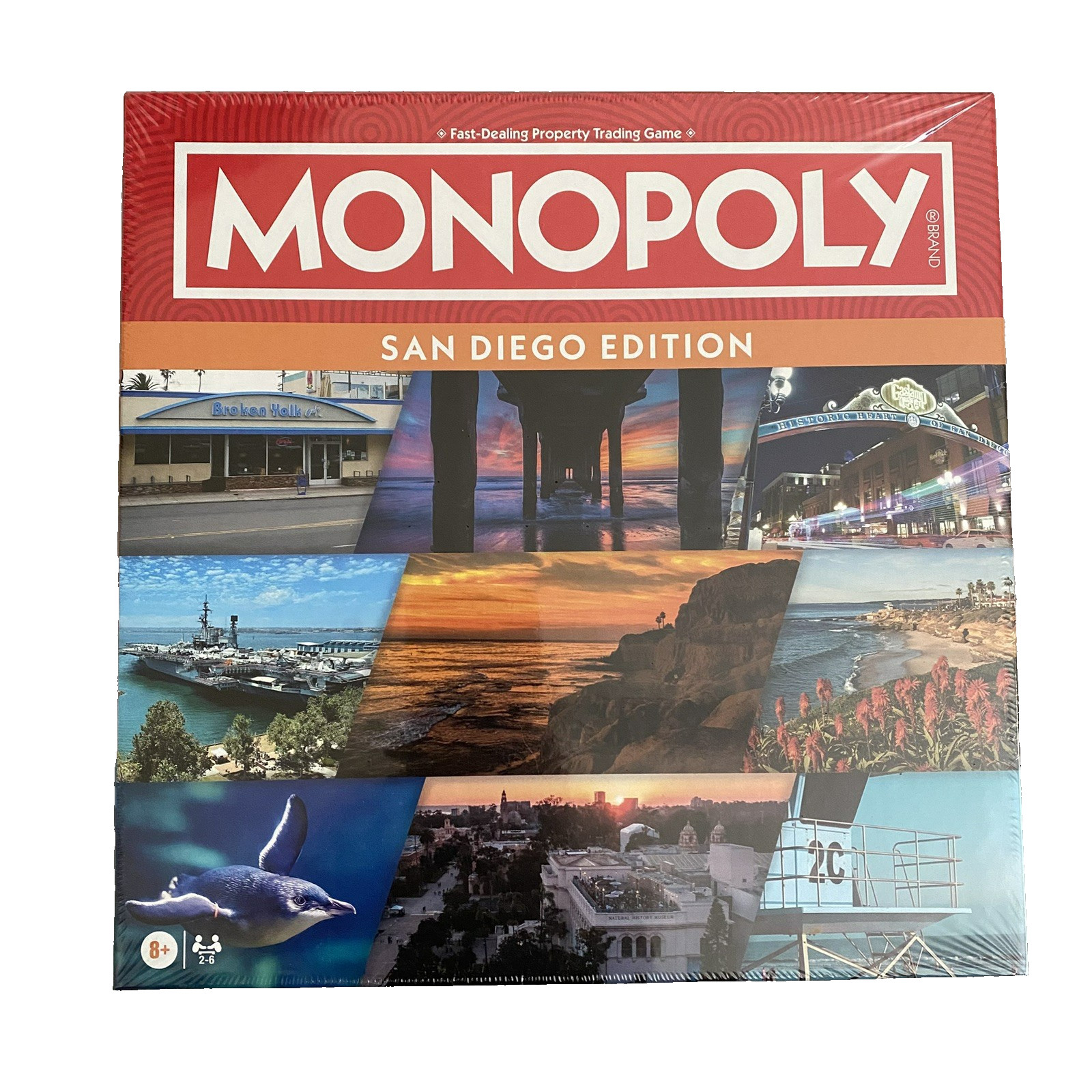 Monopoly San Diego CA Board Game USA City Edition – New & Sealed