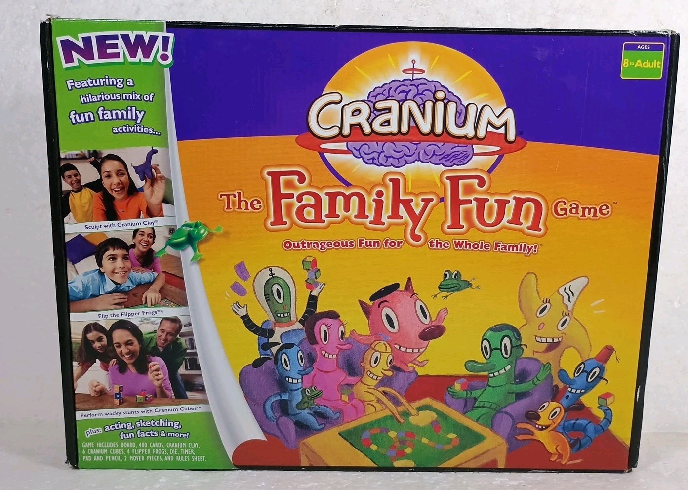 Cranium The Family Fun Game Outrageous Fun For The Whole Family 100% COMPLETE