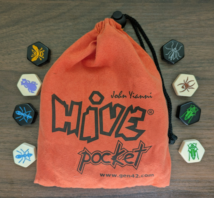 Hive Pocket Bag Tile Game-Complete