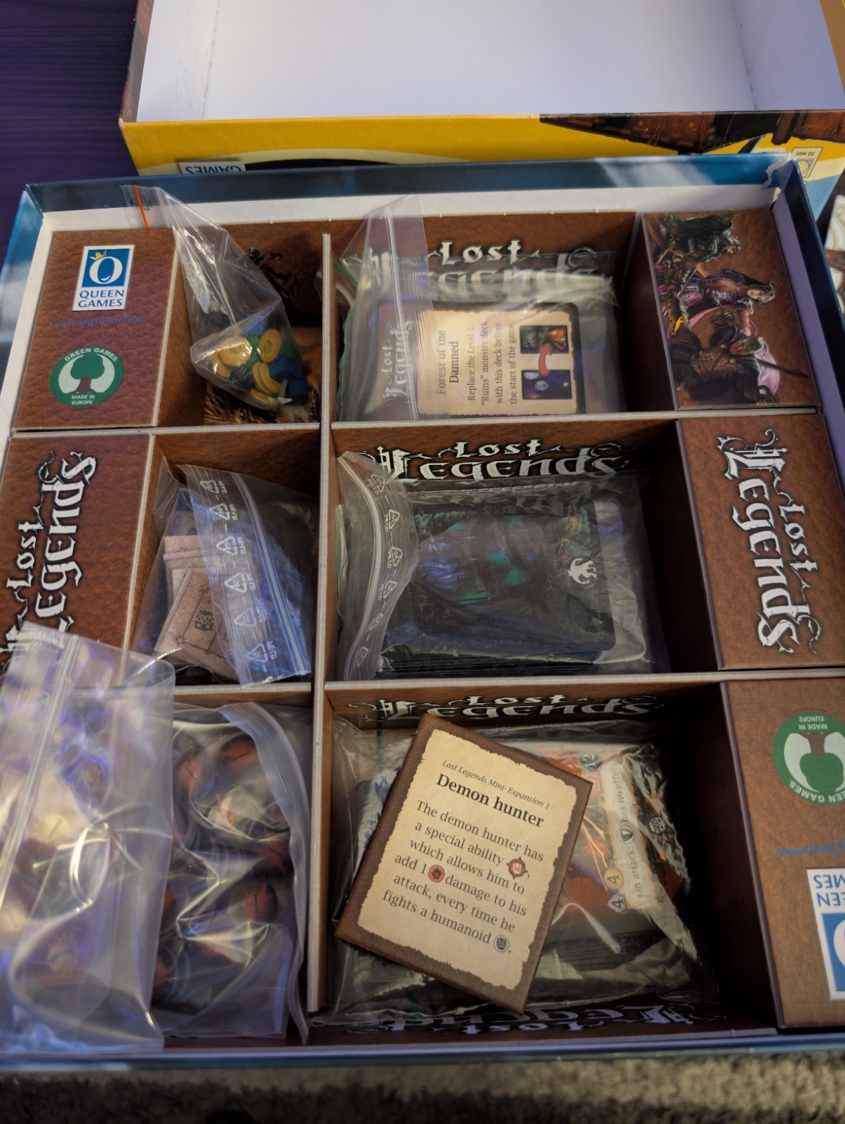Lost Legends Board Game by Queen Games Mike Elliott 2013 3-5 Players Complete
