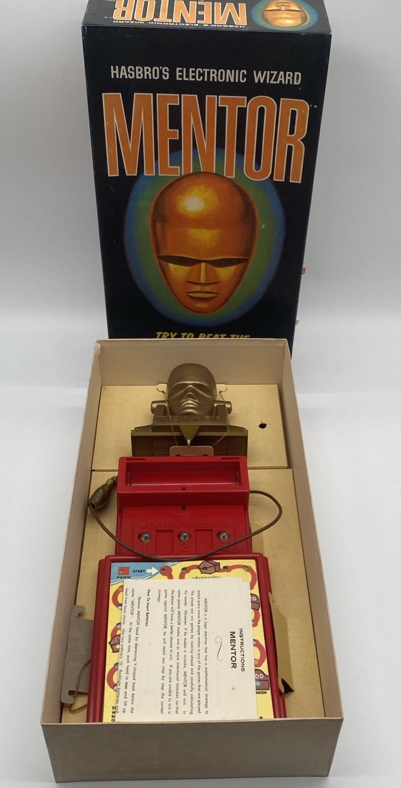 Hasbro’s Electronic Wizard Mentor Game 1960 AS IS Untested VTG UNUSED READ!