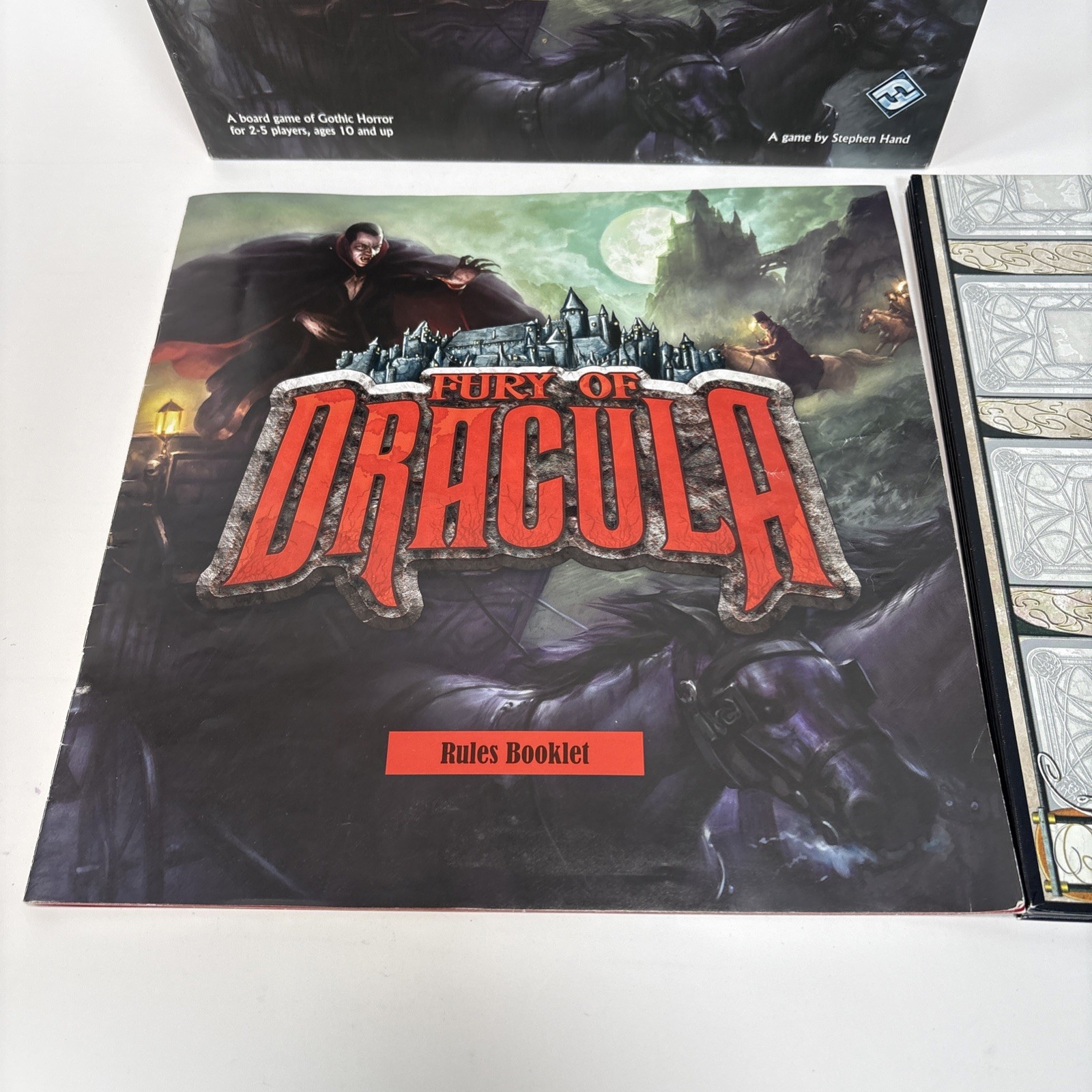 Fury of Dracula 2010 Fantasy Flight Games Gothic Horror Board Game
