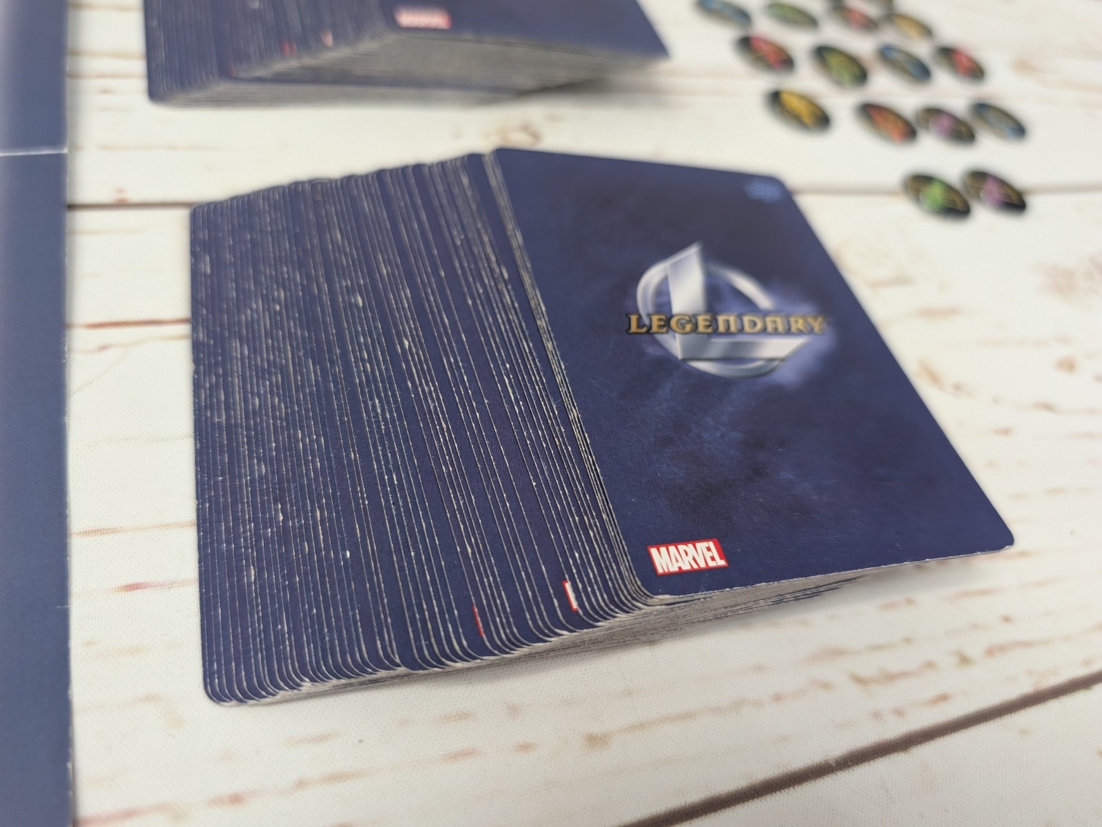 Legendary Marvel Guardians of the Galaxy Upper Deck Board Game No Box Complete