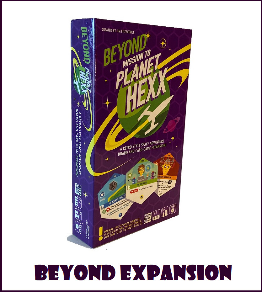 Core Game/Beyond Mission to Planet Hexx 2 Pack – Game & Expansion + 5 Dice Set