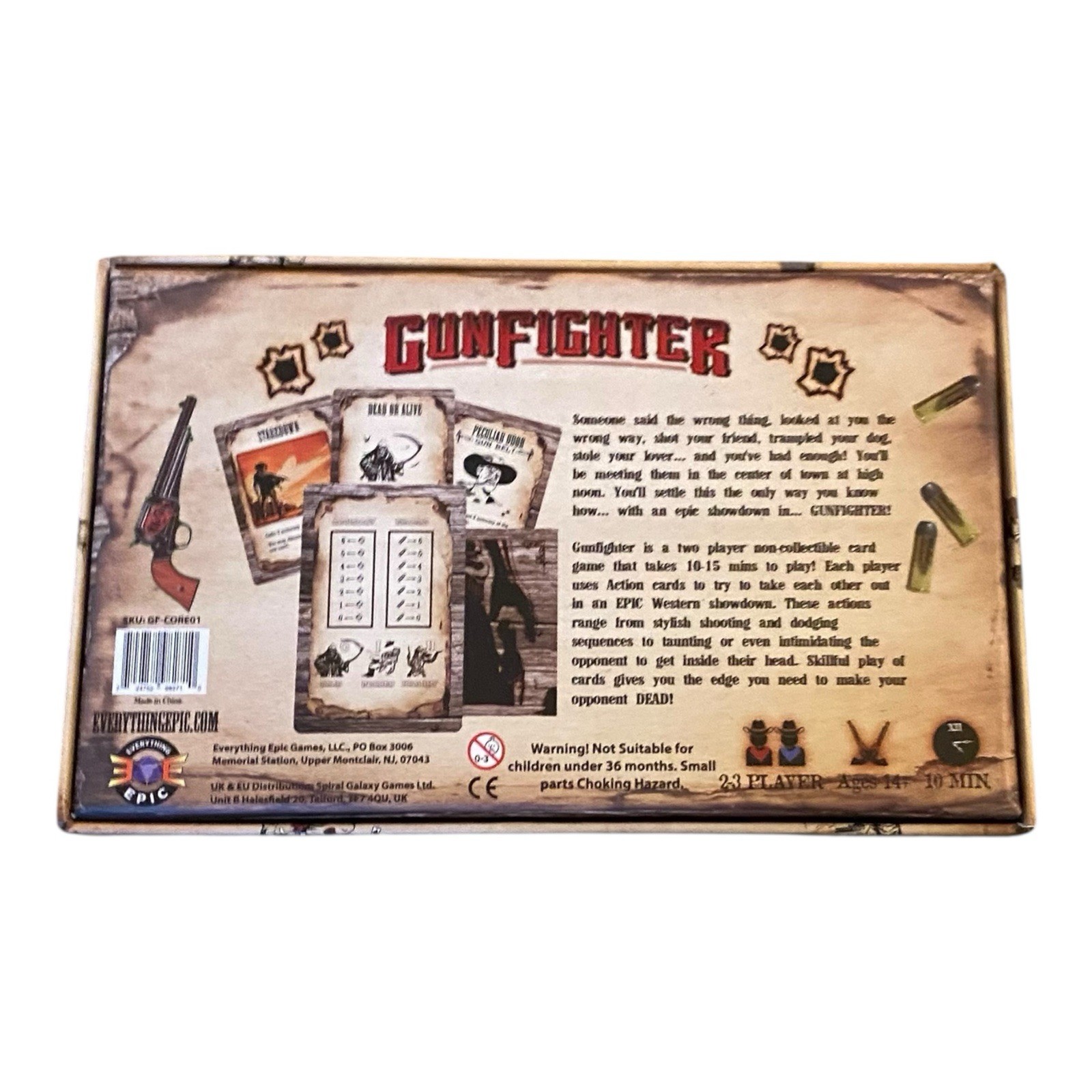 Gunfighter: Kickstarter Deluxe Board Game by Everything Epic Games
