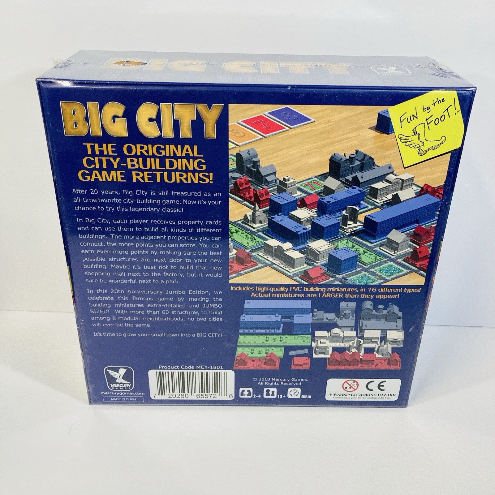 New BIG CITY BOARD GAME Jumbo 20th Anniversary Edition Mercury 2019 oop SEALED