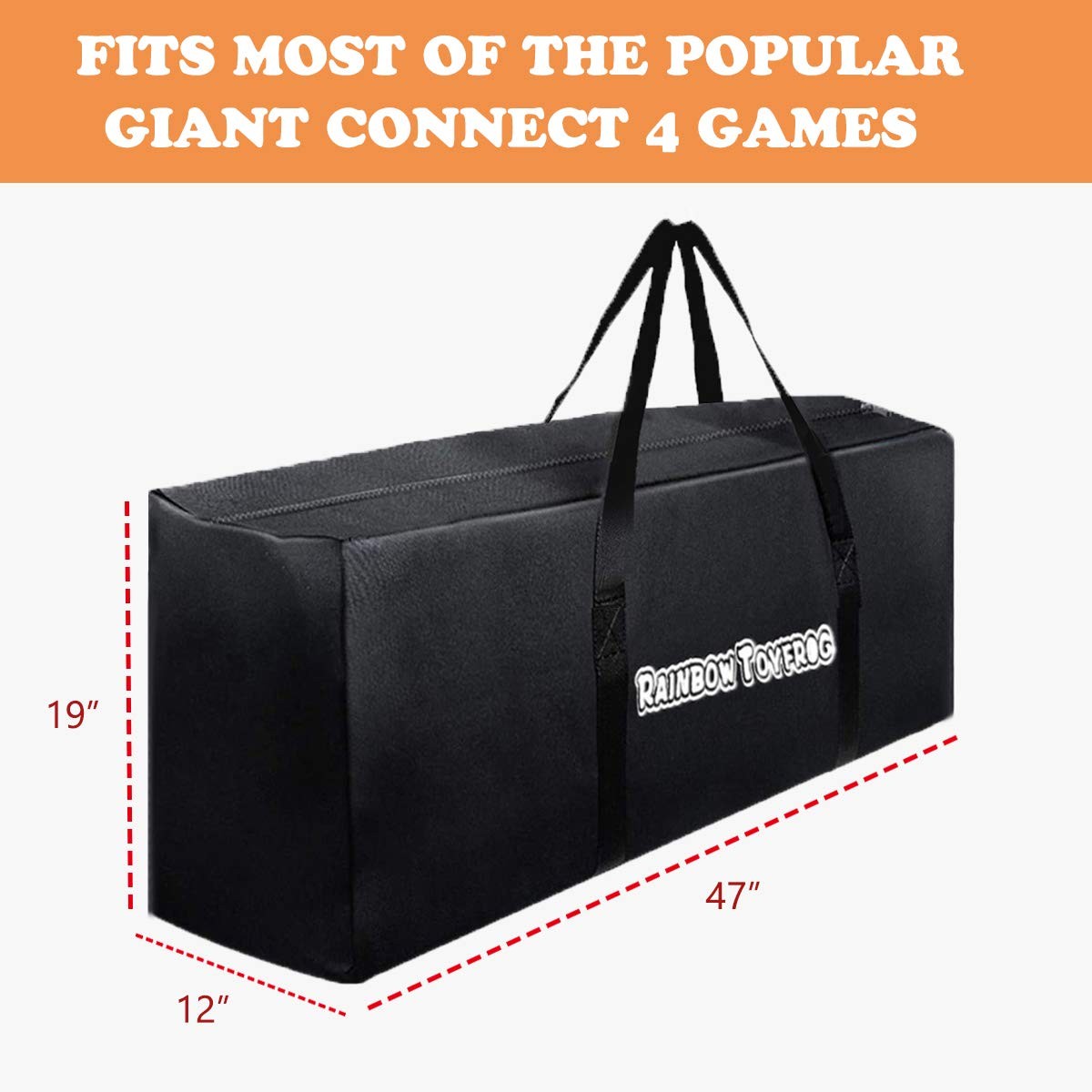 Giant 4 in a Row Connect Game Carrying Duffle Bag – Easy Storage & Transporta…