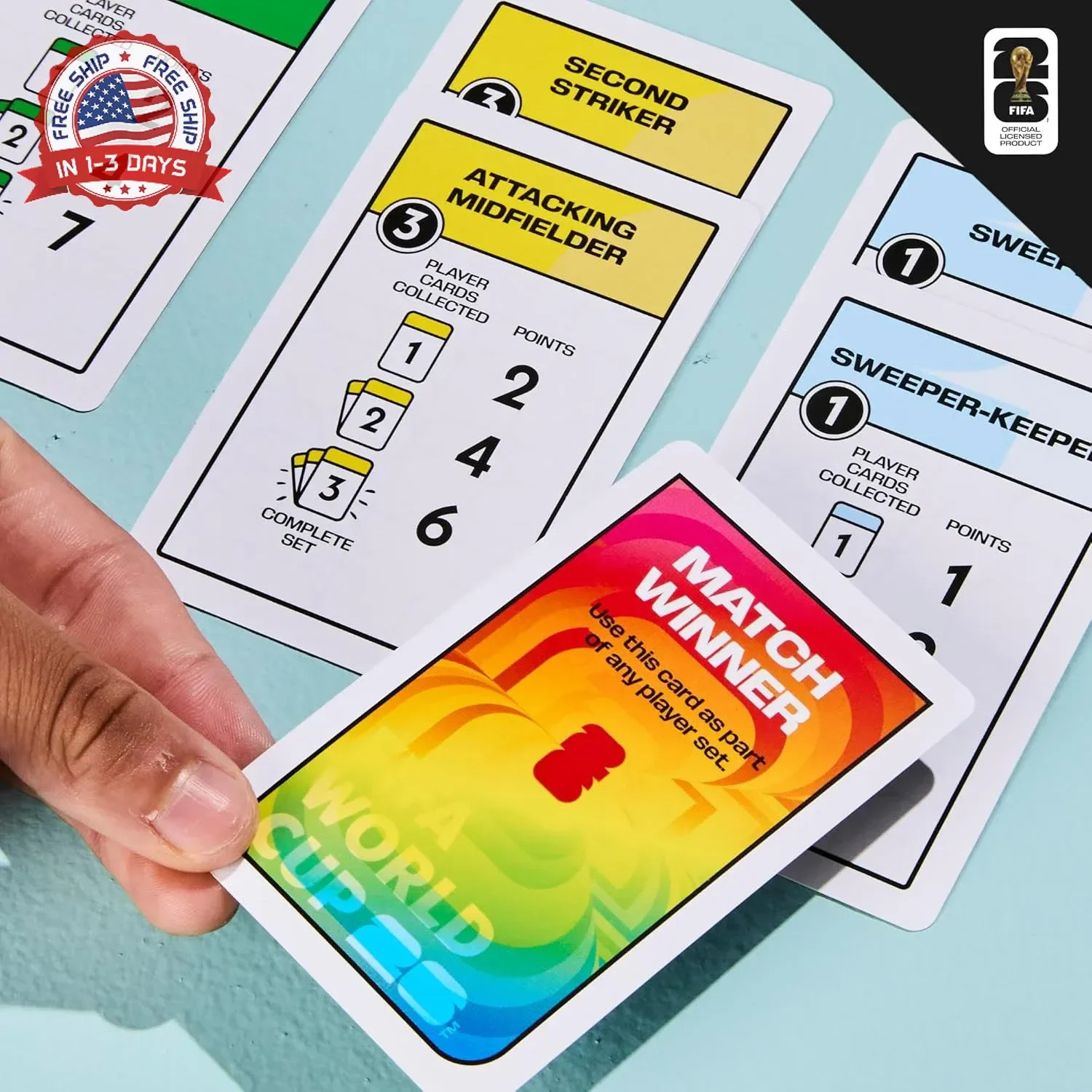 Monopoly Deal FIFA World Cup 2026 Edition Game – Officially Licensed FIFA World