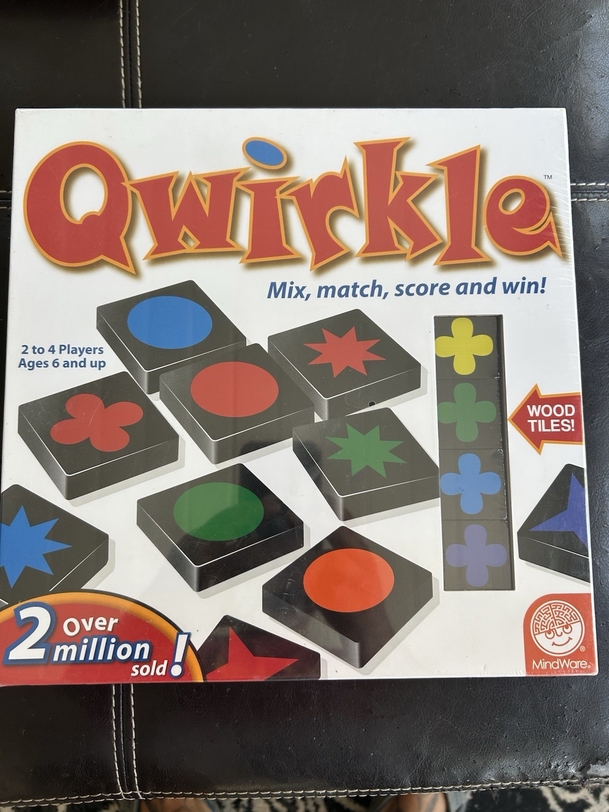 NEW Qwirkle Board Game MindWare Wooden Tiles Sealed Complete Family Game Mensa