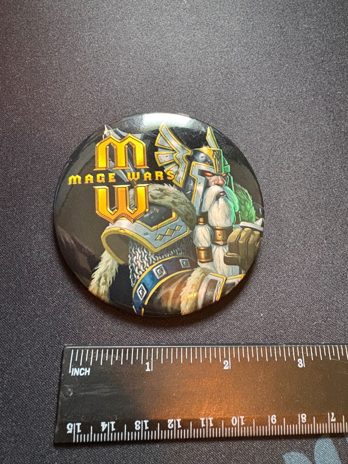 Mage Wars Dwarf Button from Origins Game Fair – Arcane Wonders