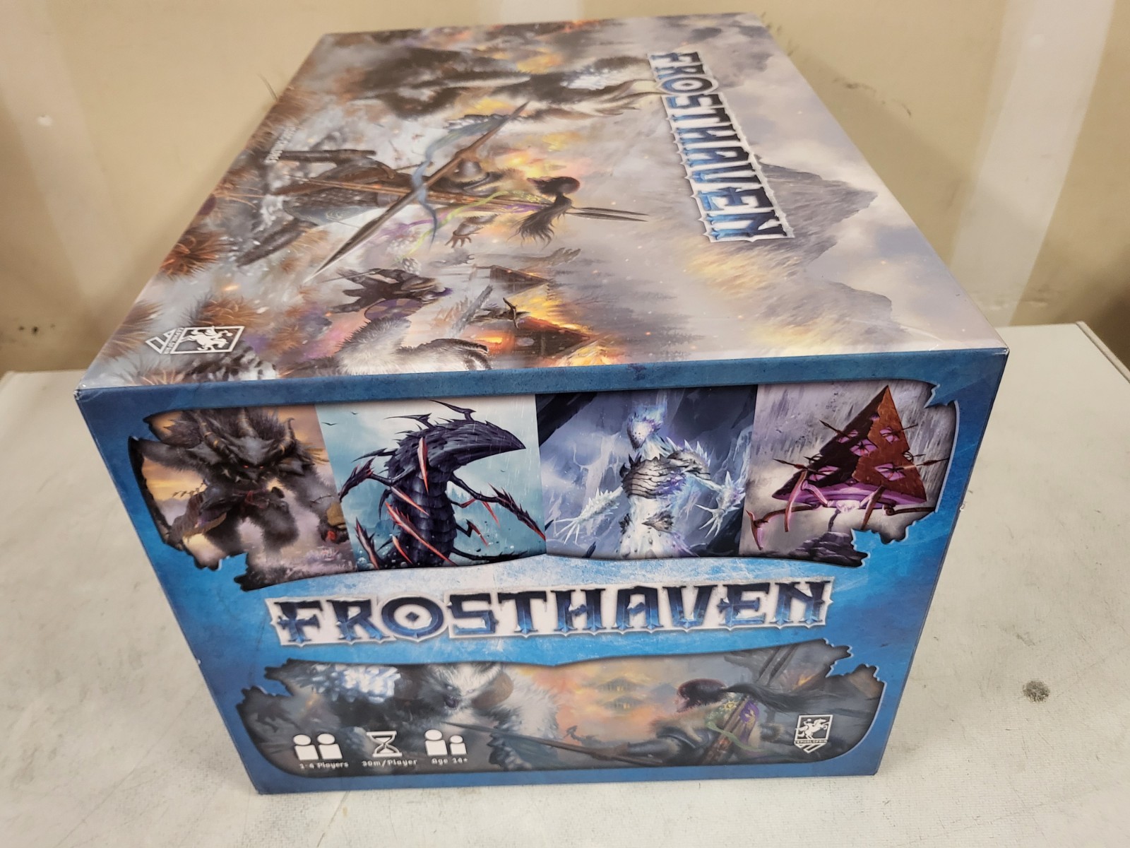 Cephalofair Games Frosthaven Fantasy Board Game, 1-4 Players, Ages 14+ Open Box