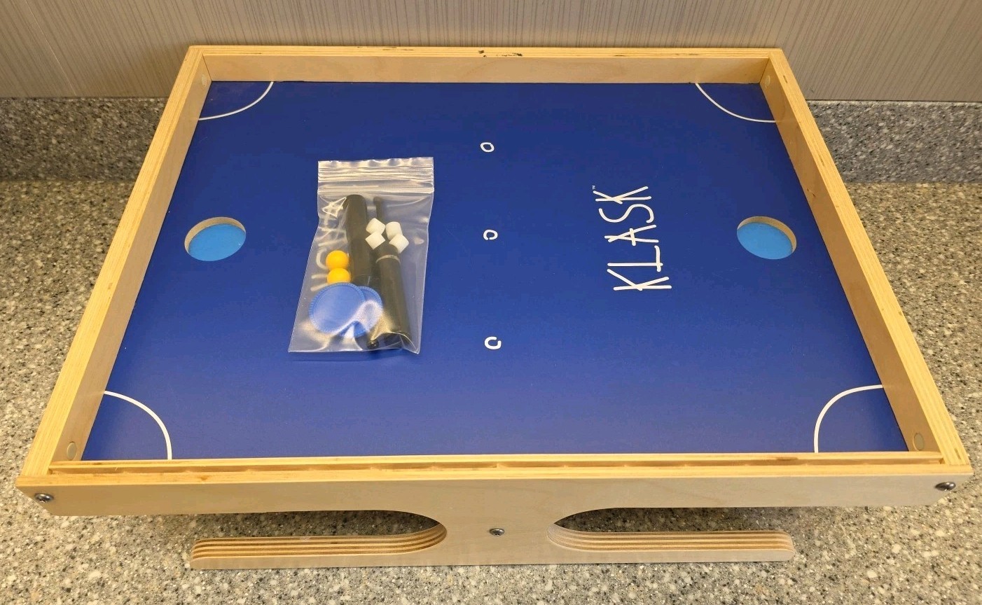 Klask Game Magnetic Skill Wooden 182 2016 Competo Buffalo No Instructions Or Box