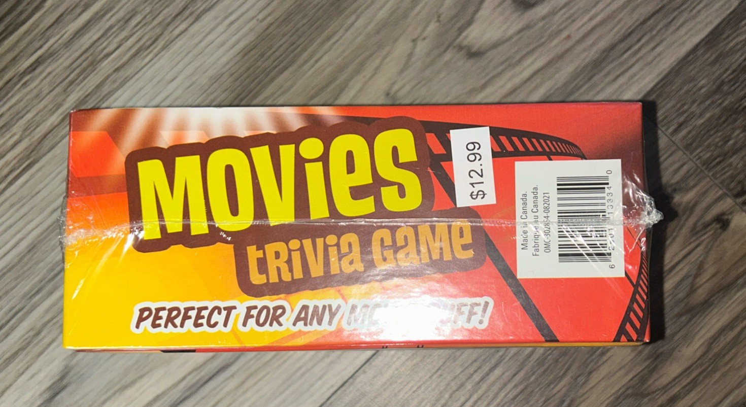 Movies Trivia Game by Outset New Sealed Free Shipping