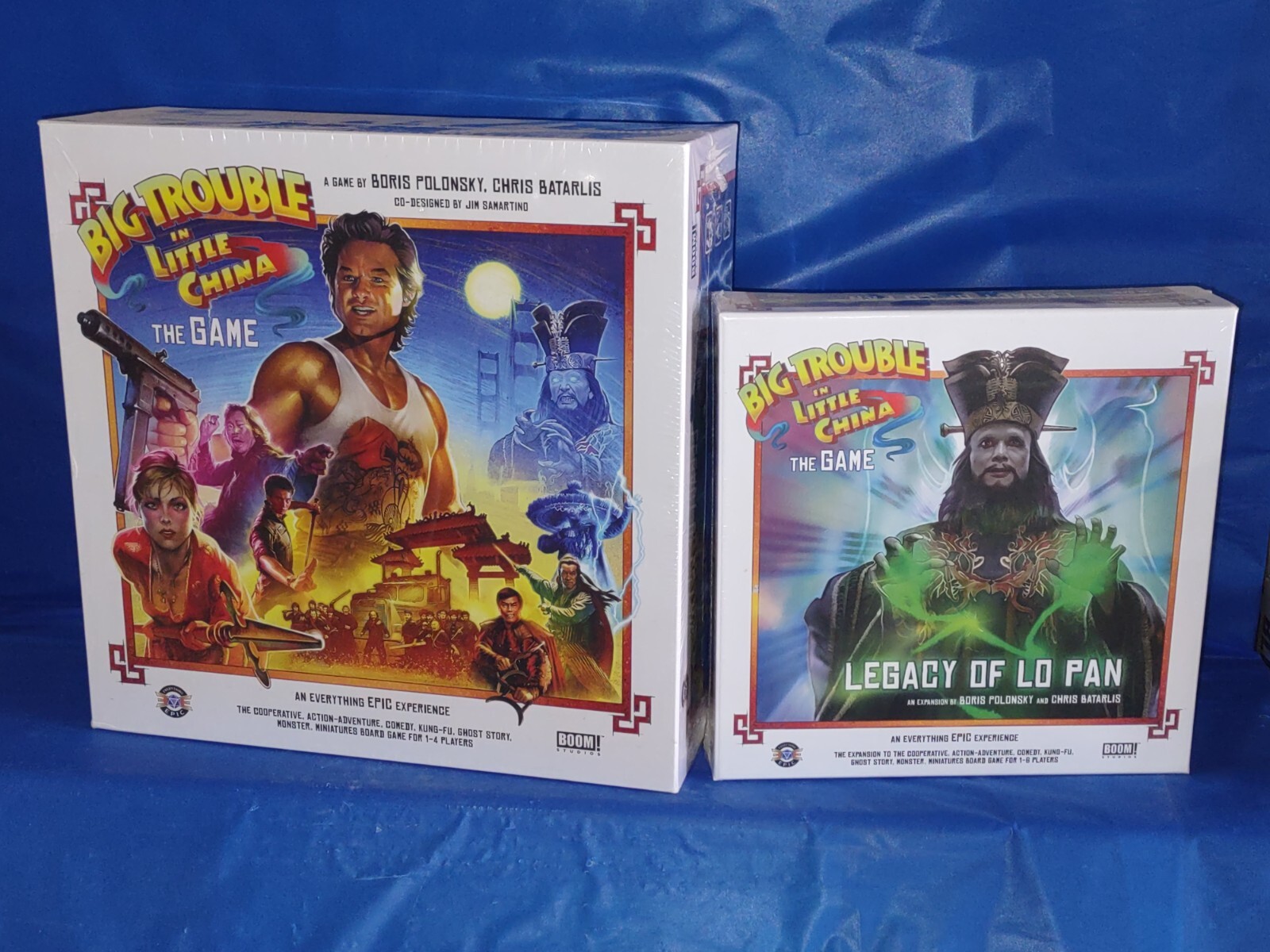 BIG TROUBLE IN LITTLE CHINA & LEGACY OF LO PAN BOARD GAME EVERYTHING EPIC