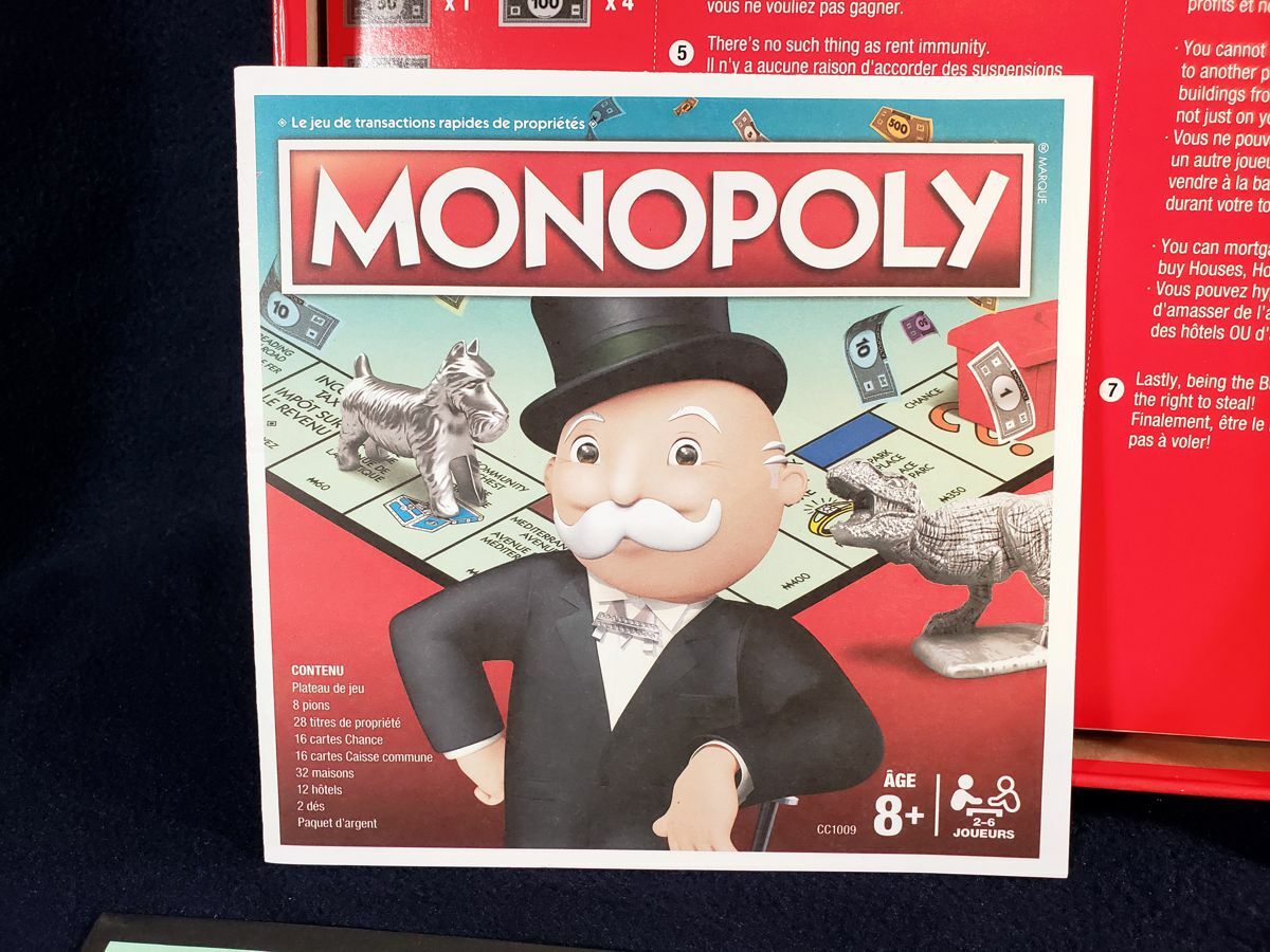 Parker Brothers Hasbro Monopoly Board Game Bilingual French / English – NEW