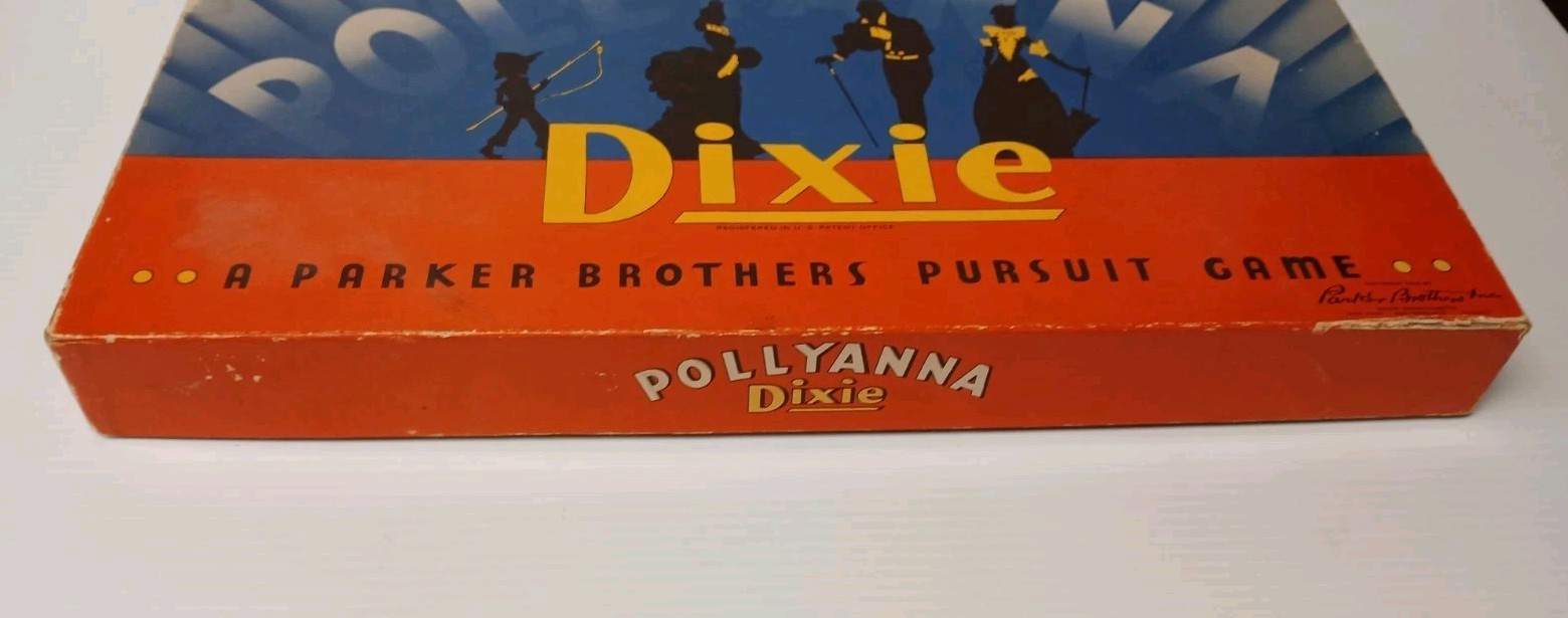 Vintage 1950s Pollyanna Dixie Board Game Parker Brothers Complete In Box