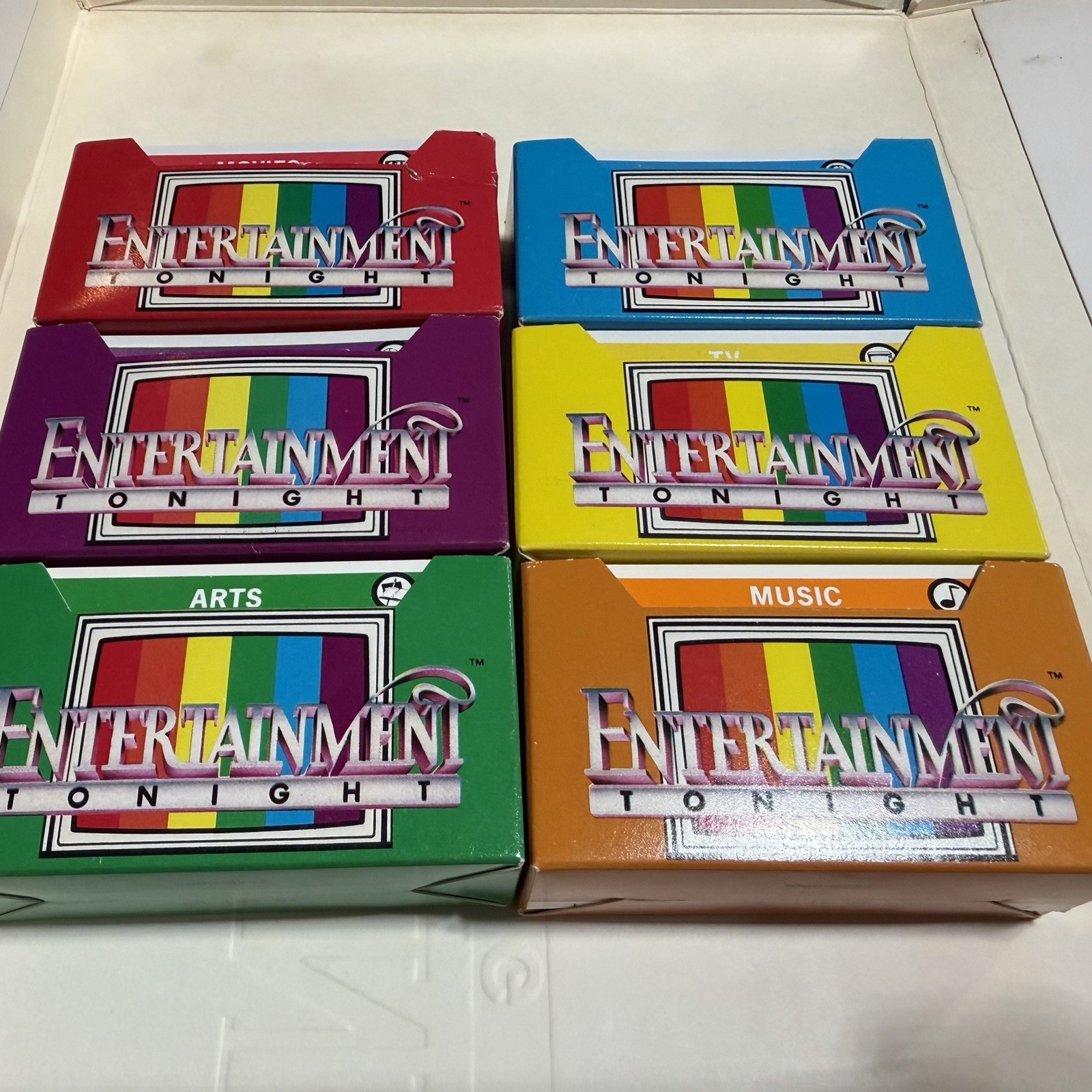 1984 Entertainment Tonight Trivia Game COMPLETE Vintage Game Movies TV Sports