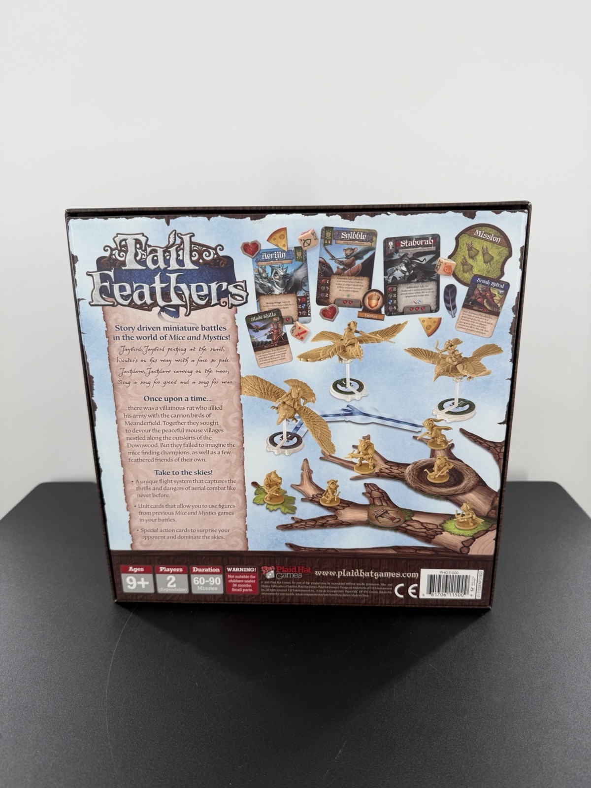 Tail Feathers Board Game by Plaid Hat Games Mice And Mystics