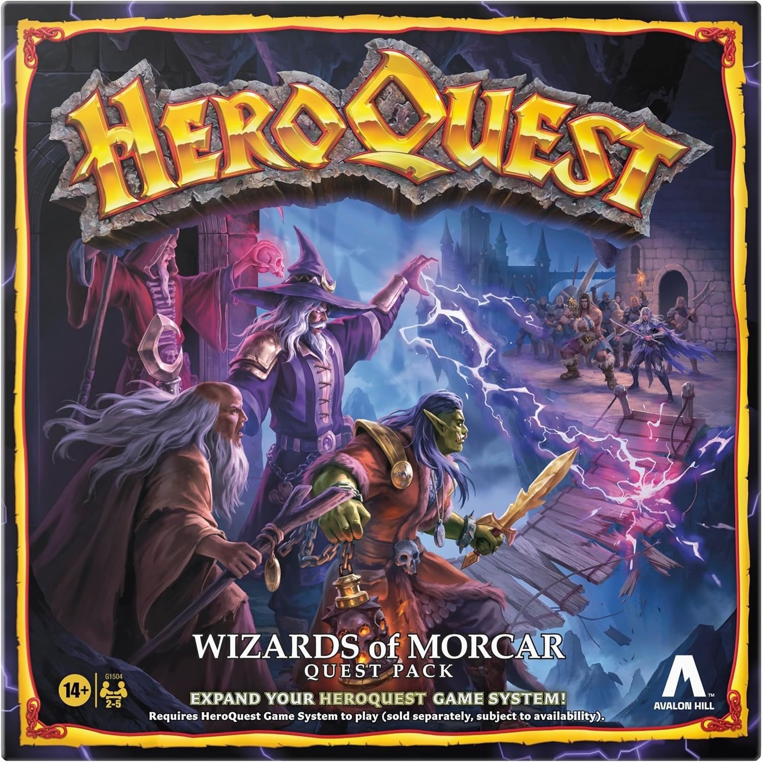 HeroQuest Wizards of Morcar Quest Pack – PRESALE – Hasbro