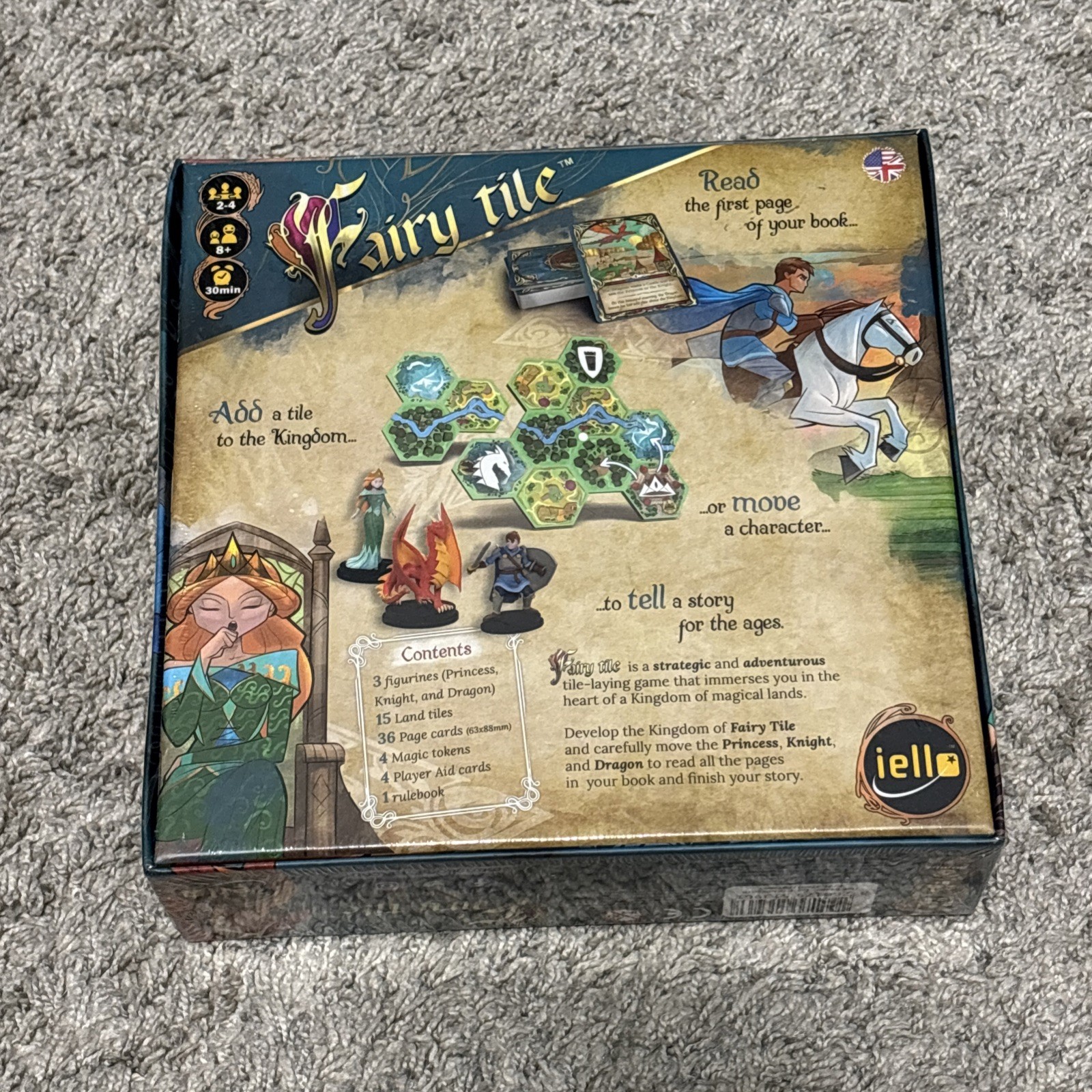 Iello Fairy Tile Board Game Adventurous Storytelling Game FACTORY SEALED