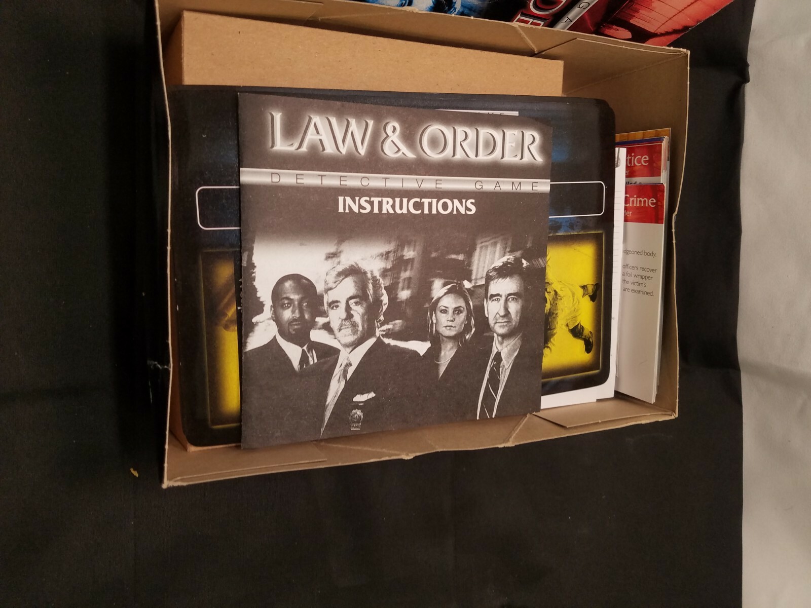 Law and Order Game – Detective Game – Large Box Version Complete