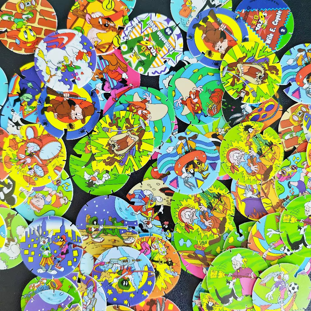 Looney Tunes Tazos (Complete 40/40) + Album (See the photos)