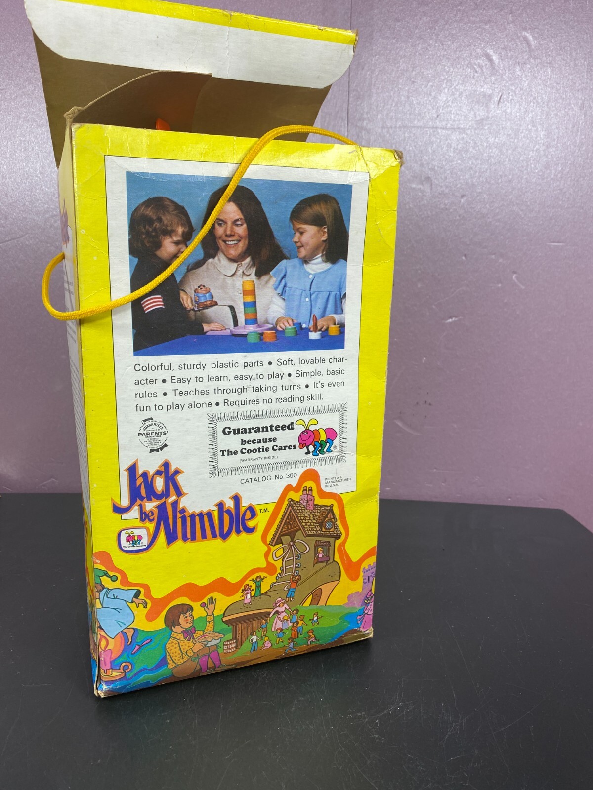 Schaper Game Jack Be Nimble Game Preschool Learning Cootie Company 1974 Vintage