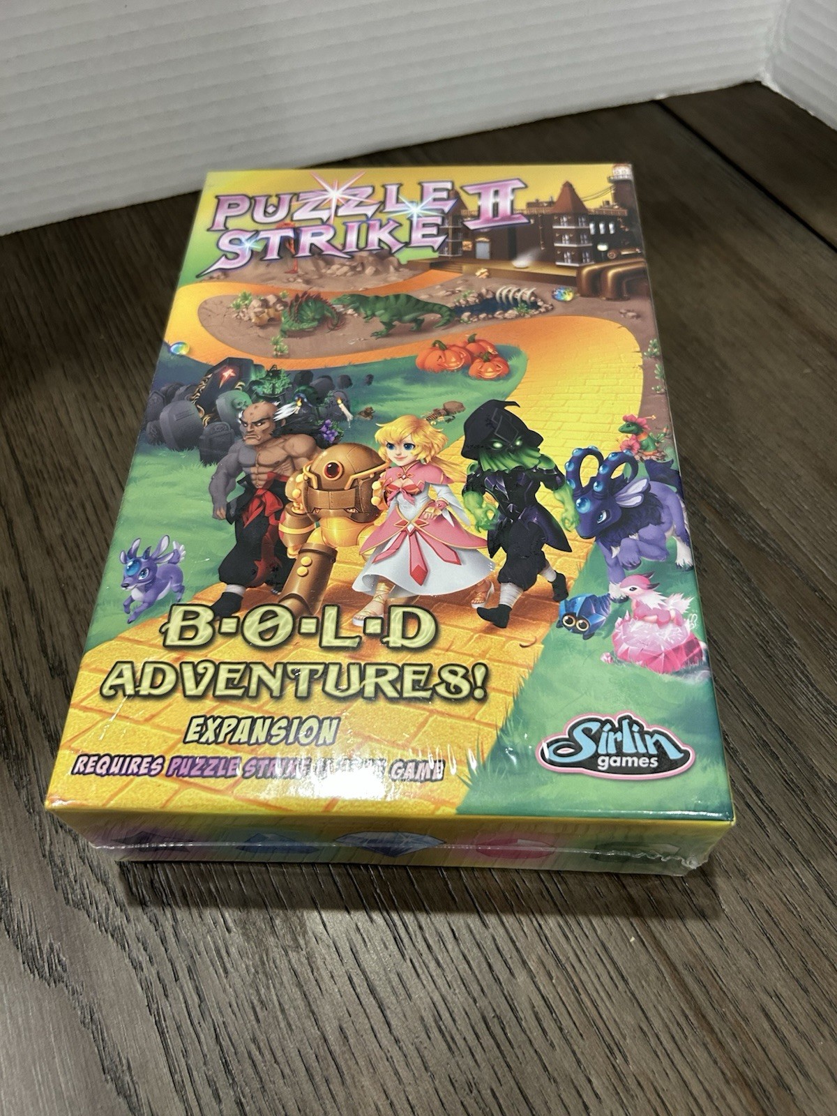 Puzzle Strike 2-Kickstarter Edition + Bold Adventures Expansion board game, New